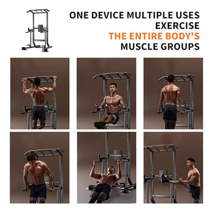 Adjustable Pull Up Bar for Home with Backrest, 6-Level Height Adjustment (69-94.5 inches), 352lb Capacity Carbon Steel Frame for Stability, Train Back, Abs & Chest