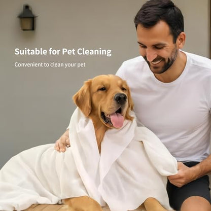 10 Pack Disposable Bath Towels 55''X27.5'’ Durable Portable Camping Towels - size: 10 Pack