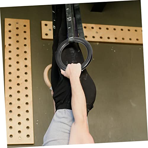 2pcs Home Fitness Rings Sturdy Training Equipment Fitness Ring Cord for Gym