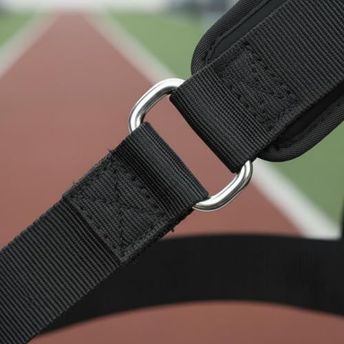 Generic Speed Training Sled Harness Resistance Training Harness Design Fitness Equipment for Outdoor, Black, Standard Version