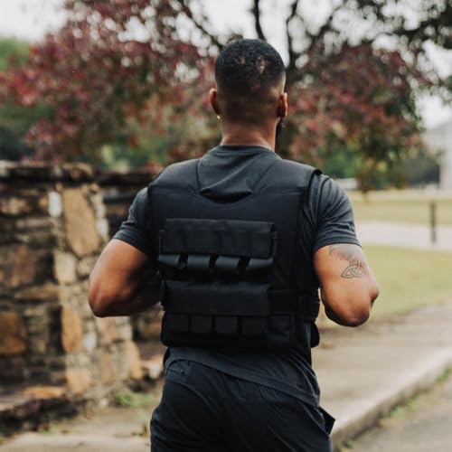 Titan Fitness Elite Series Adjustable Weight Vest, Body Weight Vests for Training Workout, Jogging, Cardio, Walking, Weighted Workout Equipment
