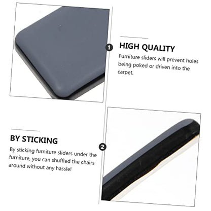 12pcs Adhesive Felt Furniture Sliders Non Slip Rug Pads for Moving Furniture Movers Core Sliders Table and Chair Foot Pads