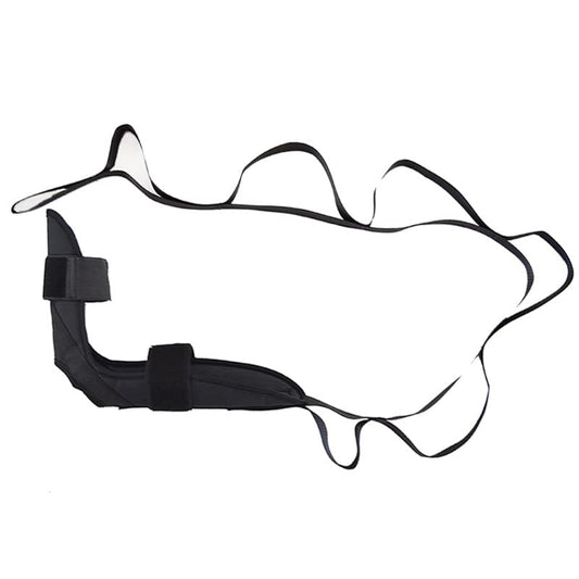 Leg Stretching Strap with Foot Loop, Double Strap Design, Non-Elastic, for Flexibility and Muscle Recovery