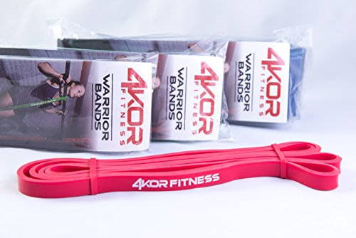 Pull Up Assist Band by 4KOR Fitness Heavy Duty 41" Resistance Loop Band for Mobility, Crossfit, Weightlifting, Therapy, Home or Gym Workouts and More