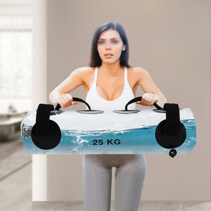Water-Based Training Bag Adjustable 5-55lbs Weight for Full-Body Workouts Ergonomic Handles for Comfortable Grip During Fitness Routines