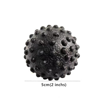 NGT new guide steps Fascia Massage Ball, Suitable for Relaxing Muscles, Restoring Fascia, and Improving Body Condition for All Parts of the Body. (Black)