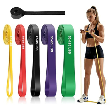 Pull Up Bands, Resistance Bands Set, Pull-Up Assistance Bands Set for Men & Women, Exercise Workout Bands for Working Out, Body Stretching, Physical Therapy, Muscle Training