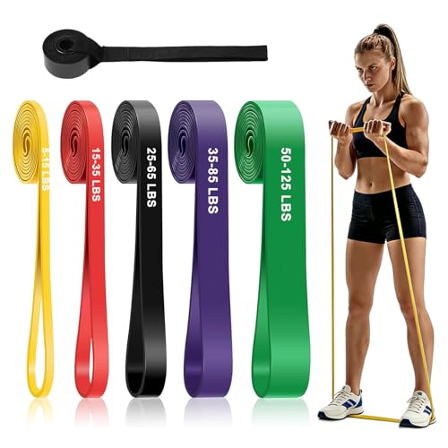 Pull Up Bands, Resistance Bands Set, Pull-Up Assistance Bands Set for Men & Women, Exercise Workout Bands for Working Out, Body Stretching, Physical Therapy, Muscle Training