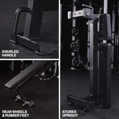 Titan Fitness Performance Series Adjustable Bench, Supports 650 LB Incline, Versatile Utility Bench for Home Gym Weightlifting, Strength Training, Flat, Incline, Upright Positions