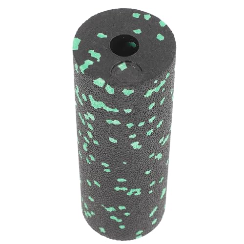 IMIKEYA Portable Compact Exercise Foam Roller for Muscle Massage, Lightweight Hollow Fitness Massager for Legs and Body, Green Travel-Friendly Massage Column for Exercise and Relaxation