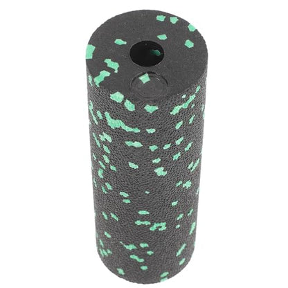 IMIKEYA Portable Compact Exercise Foam Roller for Muscle Massage, Lightweight Hollow Fitness Massager for Legs and Body, Green Travel-Friendly Massage Column for Exercise and Relaxation