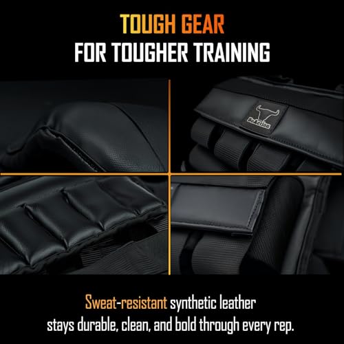 Vestly Pro Weighted Vest for Men – Adjustable Up to 35 lbs with Wrist & Ankle Weights Included – Breathable Training Vest for Strength, Running, Cardio & Endurance