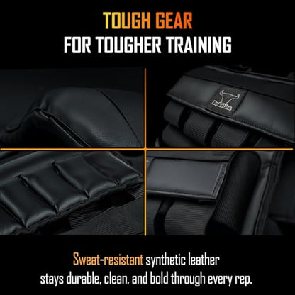Vestly Pro Weighted Vest for Men – Adjustable Up to 35 lbs with Wrist & Ankle Weights Included – Breathable Training Vest for Strength, Running, Cardio & Endurance
