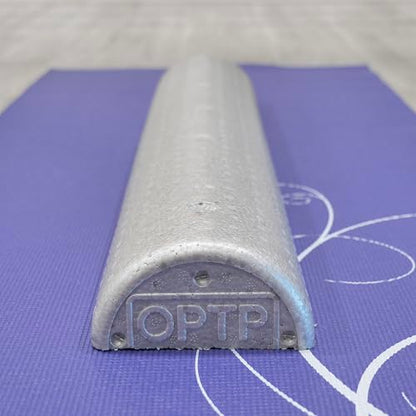 OPTP Silver AXIS Foam Roller, Moderate Density for Sports Medicine, Physical Therapy, Pilates, Yoga - Myofascial Release on Trigger Points (Silver Moderate Density, 36" x 3" Half-Round) - size: Silver - 36" x 3" Half-round