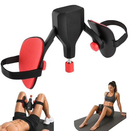 Thigh Trainer Master for Women & Men, Kegel Master & Pelvic Floor Trainer, Inner Thigh Exerciser, 22-77lbs Resistance, Glute & Hip Toner, Home Workout Equipment with Bands, Fitness for Home & Travel