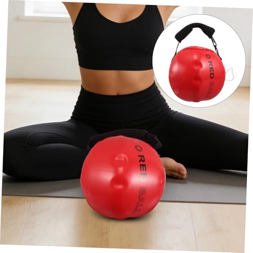 Abaodam Weighted Fitness Punching Bag Water Fill Sandbag 30x30cm Red for Strength Training Home Gym Workout Equipment