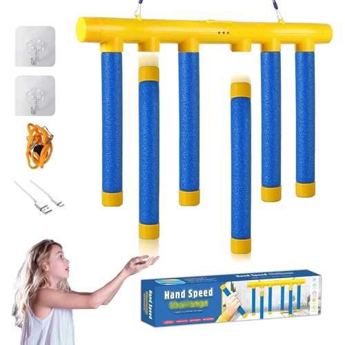 Hand Eye Coordination Training Catching Stick Game Drop Trivia Tool Finger Boxing Trainer Pick Up Modes Original Play Falling And Tapper Design Drop It Hand Speed Levels Shot Down Soft Balls For Sport