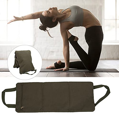 Thin Arm Yoga Sandbag, Workout Leg Slimming Training Freeweight Bag, Adjustable Fill Fitness Weight Bag with Zippered Inner Liner for Yoga Pilates Strength Training - color: OD Green