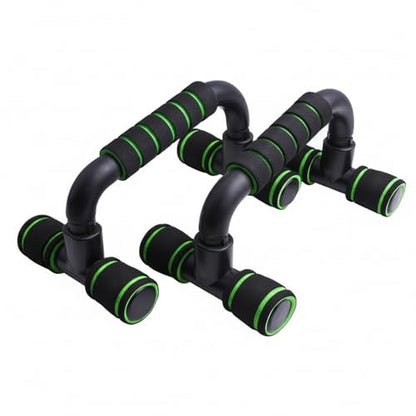 Push Up Stands for Home Workout, TPE Handles Increase Range of Motion, Compact Strength Training Equipment for Chest and Triceps (1 PC) - color: Green