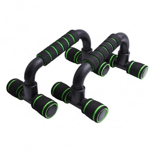 Push Up Stands for Home Workout, TPE Handles Increase Range of Motion, Compact Strength Training Equipment for Chest and Triceps (1 PC) - color: Green
