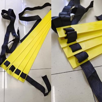 Agility Ladder Speed Ladder with Carry Bag, Plyometric Equipment, Feet Training Improves Coordination, Ideal for Athletes Adults Junior Kids(3m/9.8ft) - size: 3m/9.8ft
