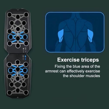 28 in 1 Push Up Board, Foldable Multi-Functional Pushup Stands System, Professional Floor Chest Muscle Training Equipment Home Gym for Men and Women, Gift for Fitness Enthusiasts