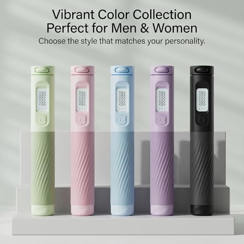Cordless Counting Jump Rope, Adjustable Weighted Skipping Rope with Digital Counter for Fitness