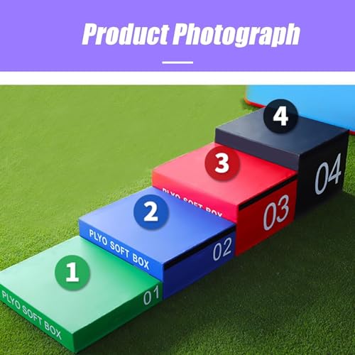 Foam Reinforced Box Stackable Soft Plywood Box, Anti-Skid Safety Used for Jumping, Strength Training and Physical Training, Suitable for Home Gym Box - size: 90*75*60cm