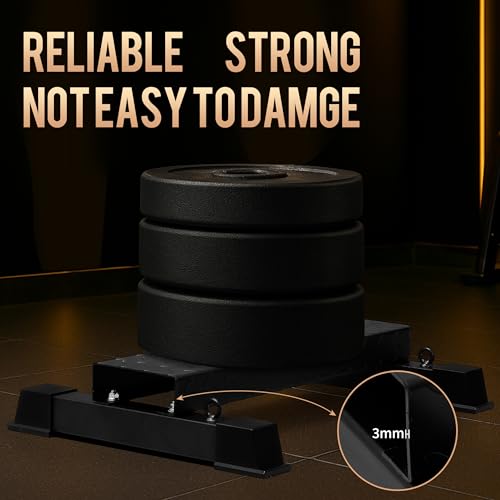 Steel Standing Calf Raise Bar, Anti-Slip Calf Raise Block & Platform, Calf Stretcher Machine for Home Gym, Ankle Rehab & Squat - color: Black-4.61in Calf Raise & High Elastic Bands