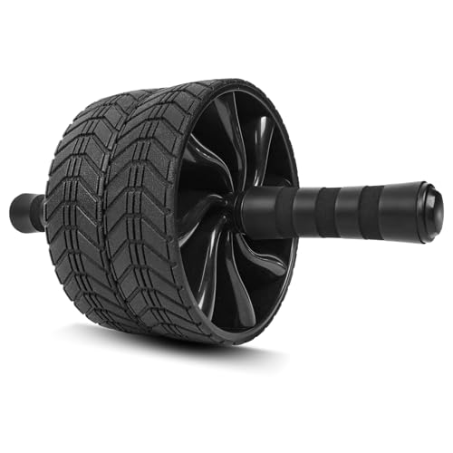 Ab Roller Wheel - AGREJO Ab Workout Equipment for Abdominal & Core Strength Training, Home Gym Fitness Equipment, Exercise Wheel for Men Women - color: 2-Mode Black