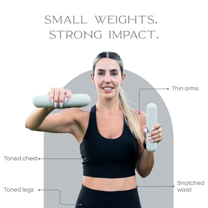 Dumbbell - Hand Weights for Exercise, Muscle Toning, Muscle Toning, Strength Building & Full Body Workout - color: IVORY, style: 2.2 lb