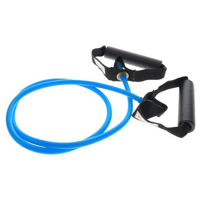 Body Sport Studio Series Resistance Tubes with Cushioned, Foam Handles - 4 ft. Extra Light Resistance Bands for Toning, Strengthening, Stretching, Rehabilitation, and Mobility (Bulk Packaging)