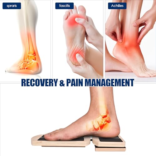 Ankle Strengthener Balance Board, Axis Foot Balance Board for Plantar Fasciitis Relief, Flat Feet Support & Ankle Rehab Exercises, Foot Strengthener Ankle Board for Balance & Stability