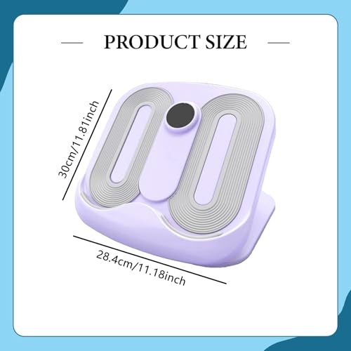 Calf Stretching Board Adjustable with Timer Ankle Exercise Professional Home Gym Incline Board Calf Stretch for Squats Heel, Purple