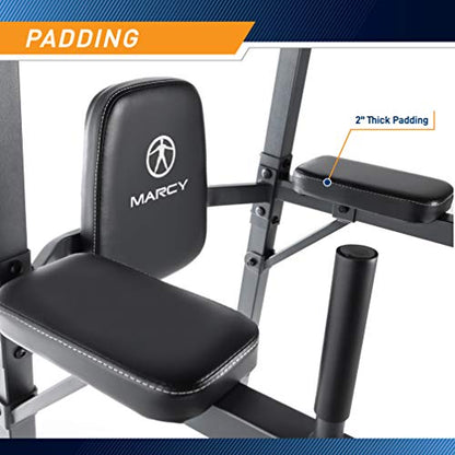 Marcy Multi-Functional Power Tower Home Gym for Strength Trainings - color: VKR Home Gym - Black