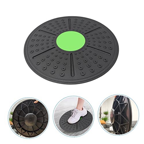 Mikikit Balance Training Board with Raised Massage Points Non Slip PP Material Fitness Tool for Core Strength Stability Coordination Improvement Durable Balance Exercise Pedal for Home and