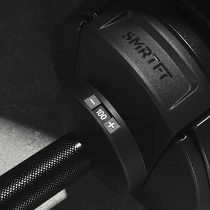 SMRTFT NUOBELL Adjustable Dumbbells 5–100 lb Set | Original NUOBELL | 26 Weights in 1 for Home Gym Strength Training | Steel-Knurled Handle | Space-Saving Dumbbell Set of 2 | 2-Year Warranty - color: Tactical