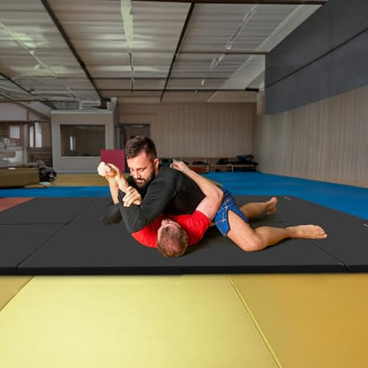 BalanceFrom All Purpose Extra Thick High Density Anti Tear Gymnastics Gym Folding Exercise Aerobics Mats