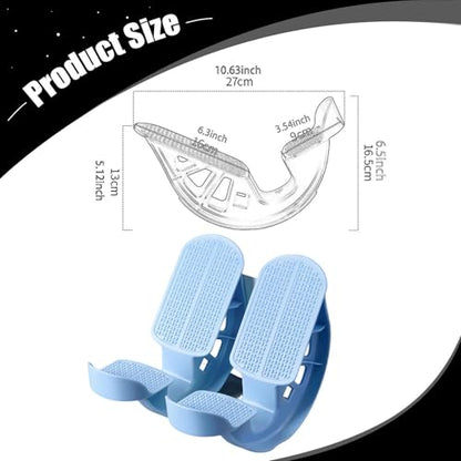 Colaxi 2Pcs Foot Rocker Calf Stretcher Non Slip Portable Fitness Pedal Foot Tilting Stretching Tool for Balance Exercise Flexibility - color: Blue