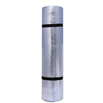 Bottone 6mm Thickness Yoga Mat,Soft Non-slip EVA Foam Yoga Pad,Dampproof Sleeping Mattress Mat,for Pilates,Fitness,Workout,Lose Weight Gym Exercise with Carrier Blue(70.87"x19.69"x 0.24")