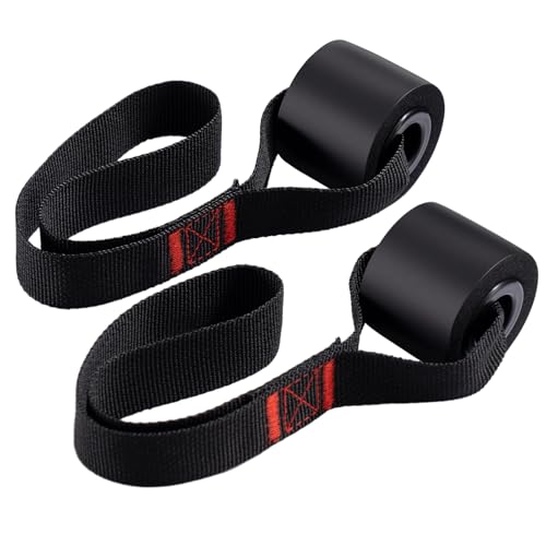 Door Anchor Strap for Resistance Bands, Door Exercise Equipment with Secure Buckle & No Drill Setup, Multi Point Anchor Gym Attachment, Portable Door Resistance Bands for Home Gym Workouts - style: Door Anchor 2 Pcs