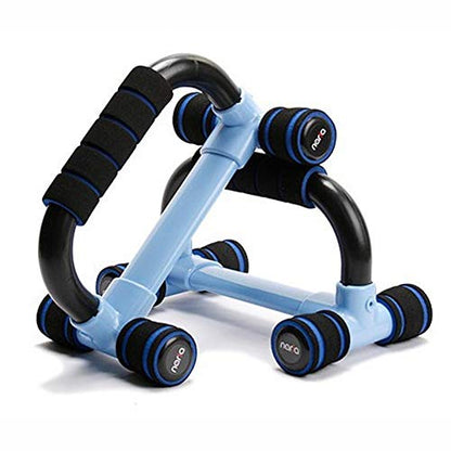[NARIA] Push-Up Bars Pushup Stands with Foam Padded Grips for Muscles Chest - Workout for Home Gym & Traveling Fitness - Great for Your Muscle Ups, Pull Ups & Strength Training