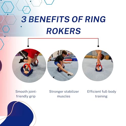 The All-American Gymnastics Training Kit, Includes Ultra Rockers, Ring Rockers & Parallel Rockers for Full-Body Strength, Balance & Core Conditioning, Home Gym Equipment for Athletes & Coaches