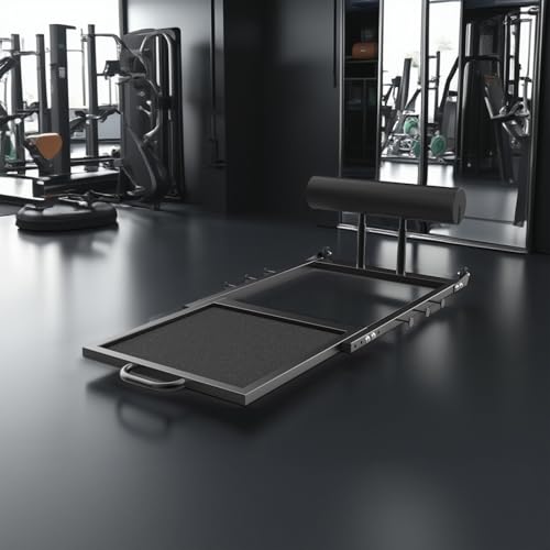 Hip Thrust Machine with Adjustable Resistance – Glute Workout Equipment for Home Gym, Deep Squat & Multipurpose Glute Trainer Bench for Booty & Core Strength Training