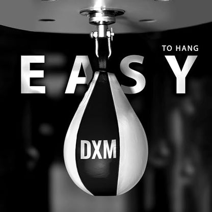 Boxing Speed Bag - Leather Speed Bags - Punching Speed Ball - Exercise Workout MMA Speed Bag for Adults