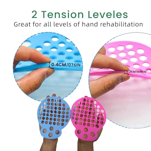 Hand Exerciser Grip Strengthener, Finger Extension Exerciser，Finger Stretcher for Hand Therapy, Relieve Pain for Arthritis, Carpal Tunnel（2 Pcs)
