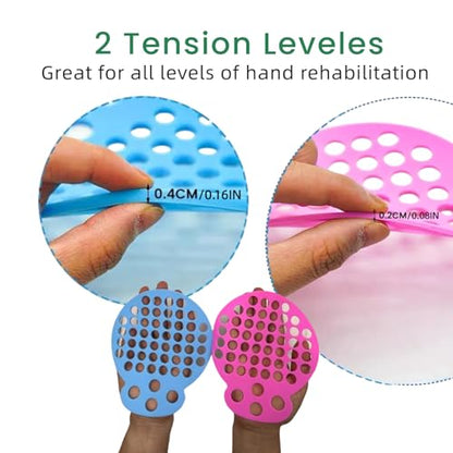 Hand Exerciser Grip Strengthener, Finger Extension Exerciser，Finger Stretcher for Hand Therapy, Relieve Pain for Arthritis, Carpal Tunnel（2 Pcs)