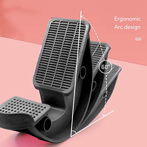 2pcs Foot Rocker for Plantar, Calf Stretcher for Achilles Tendinitis, Heel, Feet, Shin Splint, Plantar Fasciitis, Portable Ankle Foot Incline Board Slant Board for Home, Office, Travel(Black)