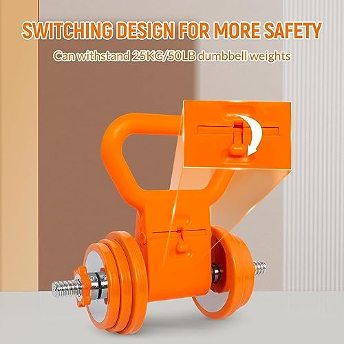 Colaxi Kettlebell Grip with Handle Men Women Portable Adjustable Professional Easy Carry Kettle Grip Dumbbells Grip for Indoor Gym Bodybuilding