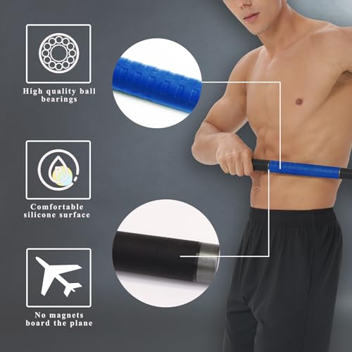 Muscle Roller Massage Stick for Legs Massager Roller-Calf Roller Deep Tissue Release Muscle Soreness, Trigger Points for Legs, Neck, Calves, Thighs, Shins, Back (Blue) - color: Blue